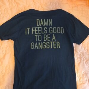 Feed Me Fight Me Black T-shirt Unisex Small Gangster